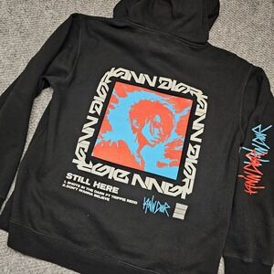 Kann Dior Black Graphic Hoodie Still‎ Here Trippe Redd XL